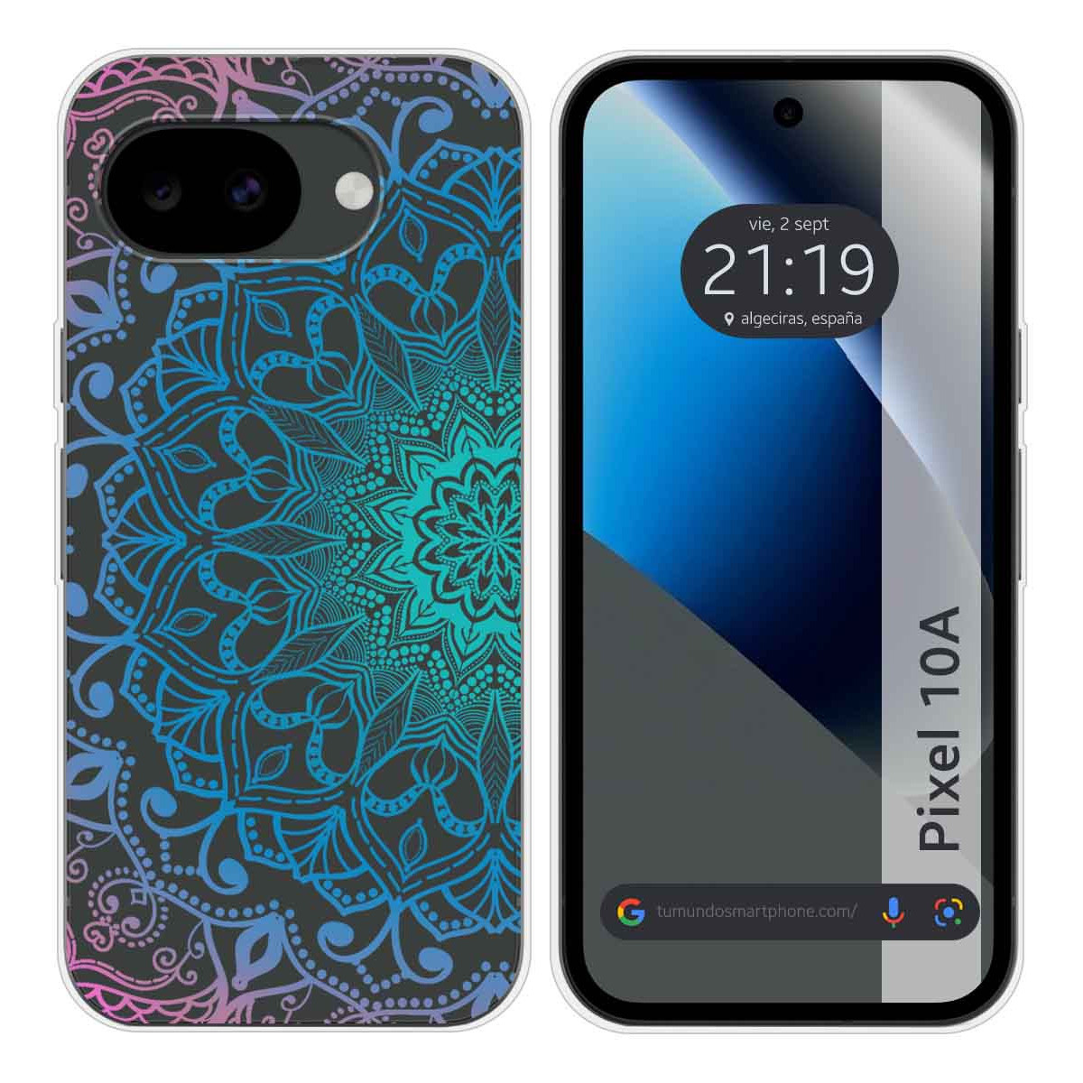 Funda Silicona Transparente para Google Pixel...