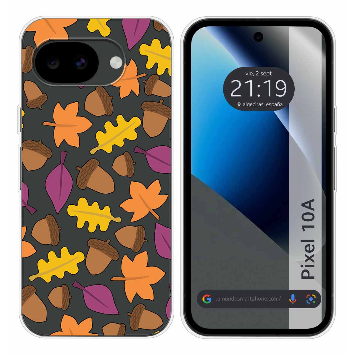 Funda Silicona Transparente para Google Pixel...