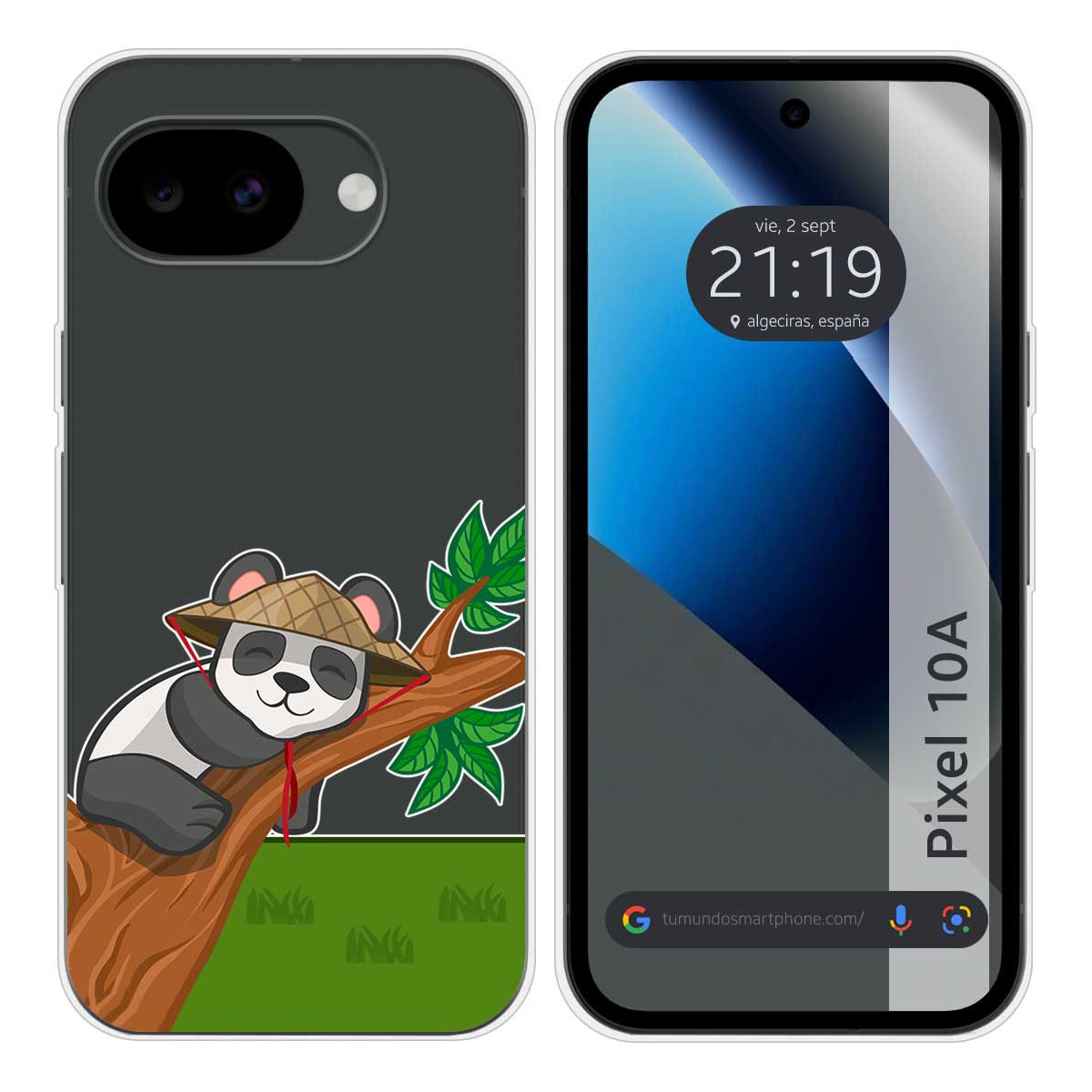 Funda Silicona Transparente para Google Pixel...