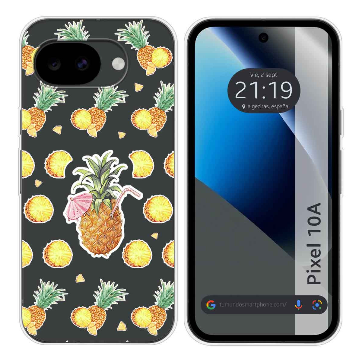 Funda Silicona Transparente para Google Pixel...