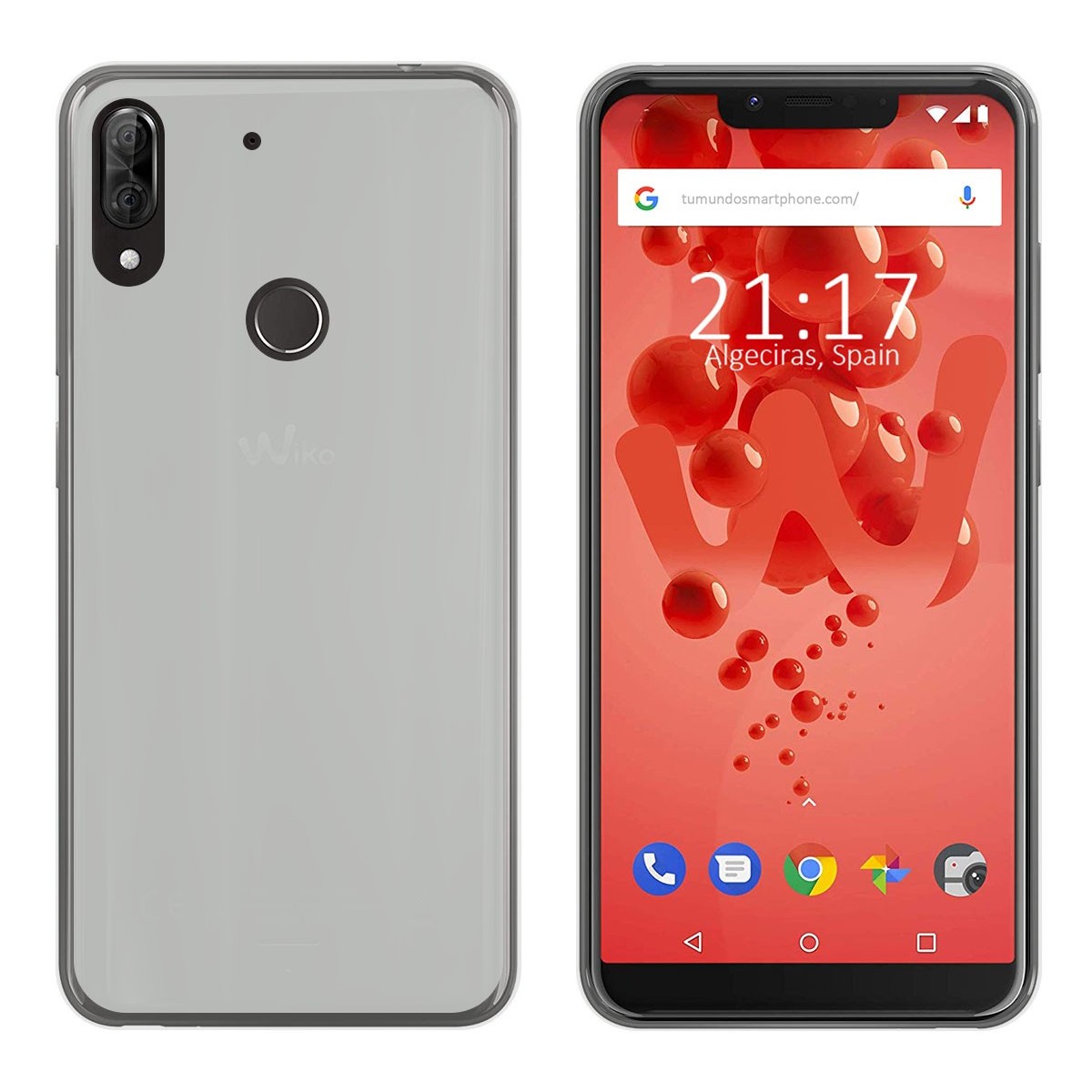 Funda Gel Tpu para Wiko View2 Plus Color Transparente