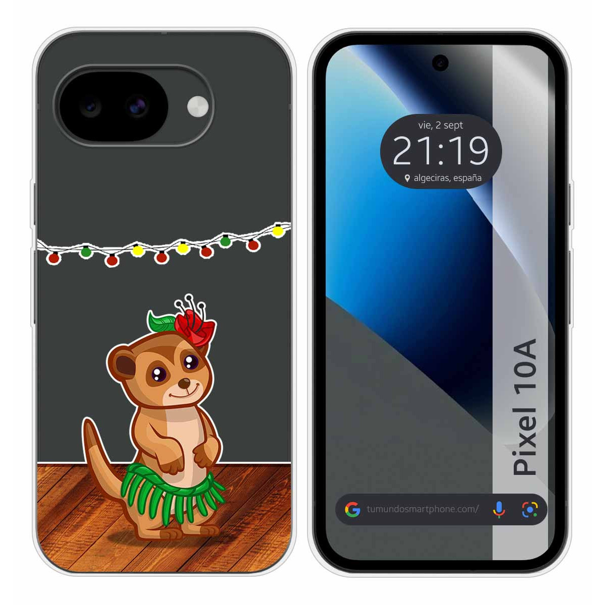 Funda Silicona Transparente para Google Pixel...