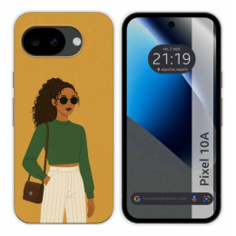 Funda Silicona para Google Pixel 10a 5G diseño Mujer 02...