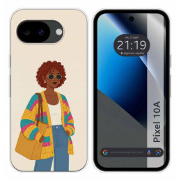Funda Silicona para Google Pixel 10a 5G diseño Mujer 05...