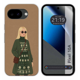 Funda Silicona para Google Pixel 10a 5G diseño Mujer 08...
