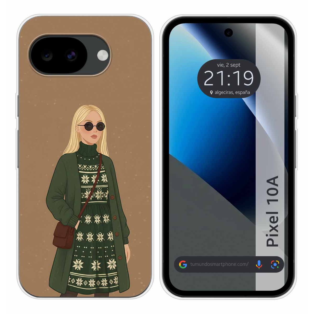 Funda Silicona para Google Pixel 10a 5G diseño...