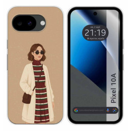 Funda Silicona para Google Pixel 10a 5G diseño Mujer 09...