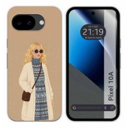 Funda Silicona para Google Pixel 10a 5G diseño Mujer 10...