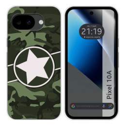Funda Silicona para Google Pixel 10a 5G diseño Camuflaje...