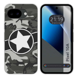 Funda Silicona para Google Pixel 10a 5G diseño Camuflaje...