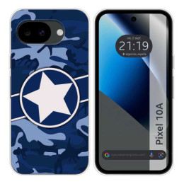 Funda Silicona para Google Pixel 10a 5G diseño Camuflaje...