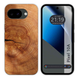 Funda Silicona para Google Pixel 10a 5G diseño Madera 04...
