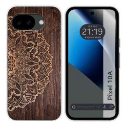 Funda Silicona para Google Pixel 10a 5G diseño Madera 06...