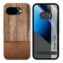 Funda Silicona para Google Pixel 10a 5G diseño Madera 09...