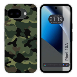 Funda Silicona para Google Pixel 10a 5G diseño Camuflaje...