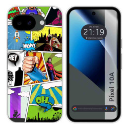Funda Silicona para Google Pixel 10a 5G diseño Comic Dibujos