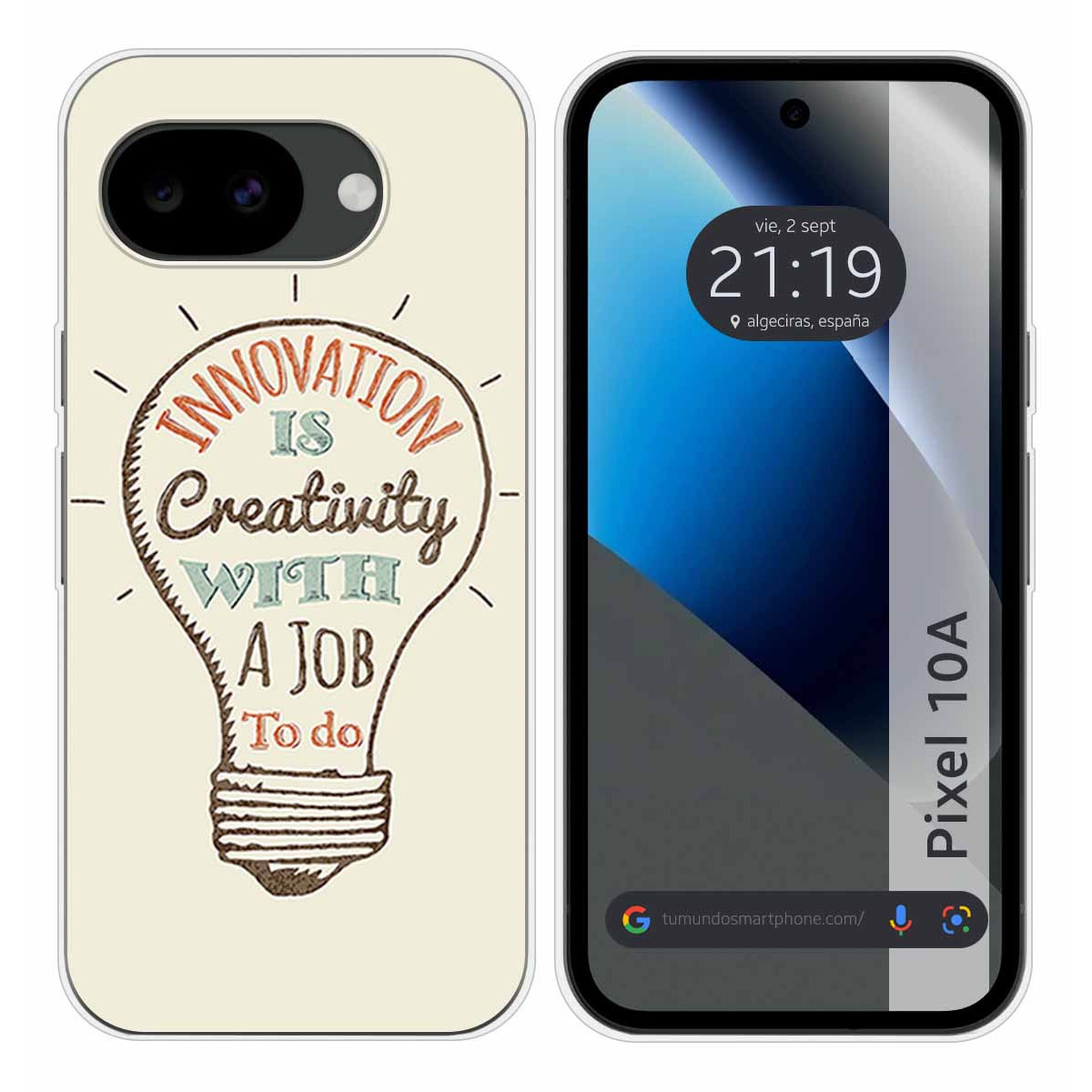 Funda Silicona para Google Pixel 10a 5G diseño...