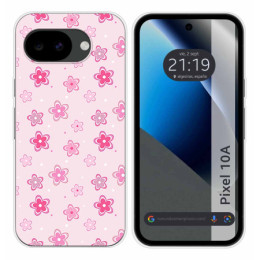 Funda Silicona para Google Pixel 10a 5G diseño Flores...