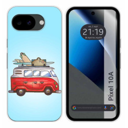 Funda Silicona para Google Pixel 10a 5G diseño Furgoneta...