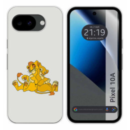 Funda Silicona para Google Pixel 10a 5G diseño Leones...