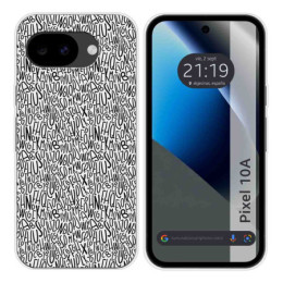Funda Silicona para Google Pixel 10a 5G diseño Letras...