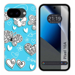 Funda Silicona para Google Pixel 10a 5G diseño Mariposas...