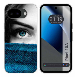Funda Silicona para Google Pixel 10a 5G diseño Ojo Dibujos