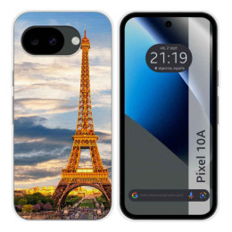 Funda Silicona para Google Pixel 10a 5G diseño Paris Dibujos