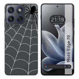 Funda Silicona Transparente para Motorola Edge 70 5G...