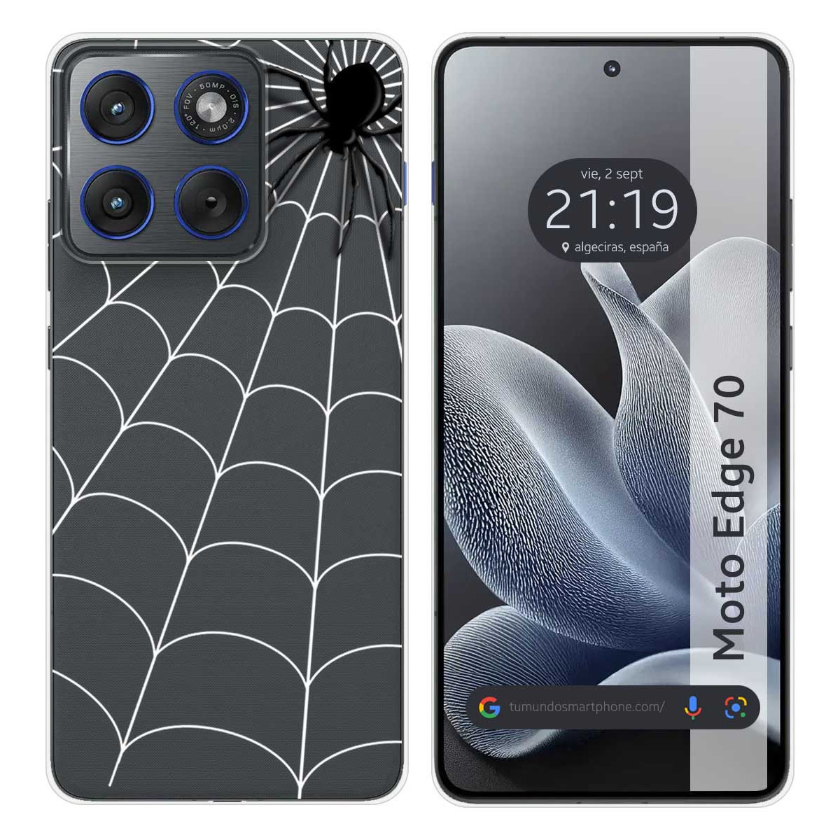 Funda Silicona Transparente para Motorola Edge...