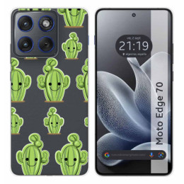 Funda Silicona Transparente para Motorola Edge 70 5G...
