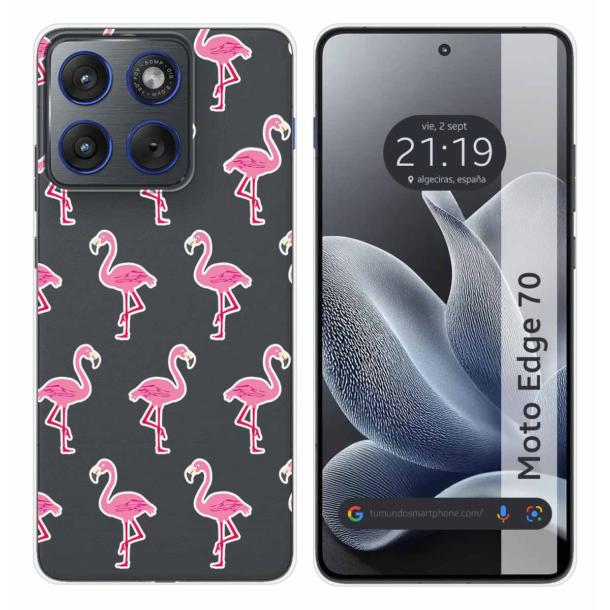 Funda Silicona Transparente para Motorola Edge...