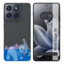 Funda Silicona Transparente para Motorola Edge 70 5G diseño Hipo Dibujos