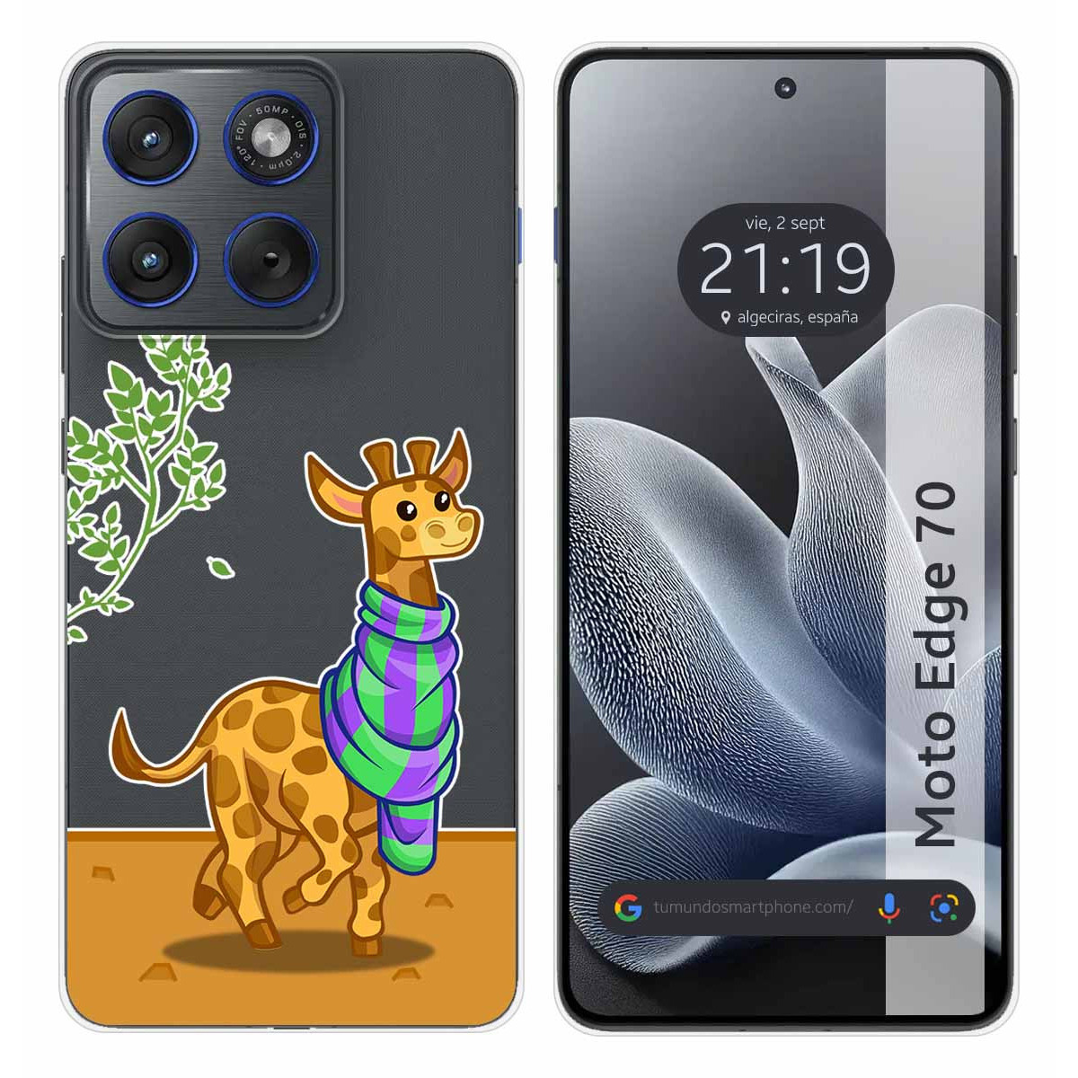 Funda Silicona Transparente para Motorola Edge...