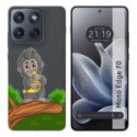 Funda Silicona Transparente para Motorola Edge 70 5G diseño Mono Dibujos