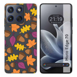 Funda Silicona Transparente para Motorola Edge 70 5G...