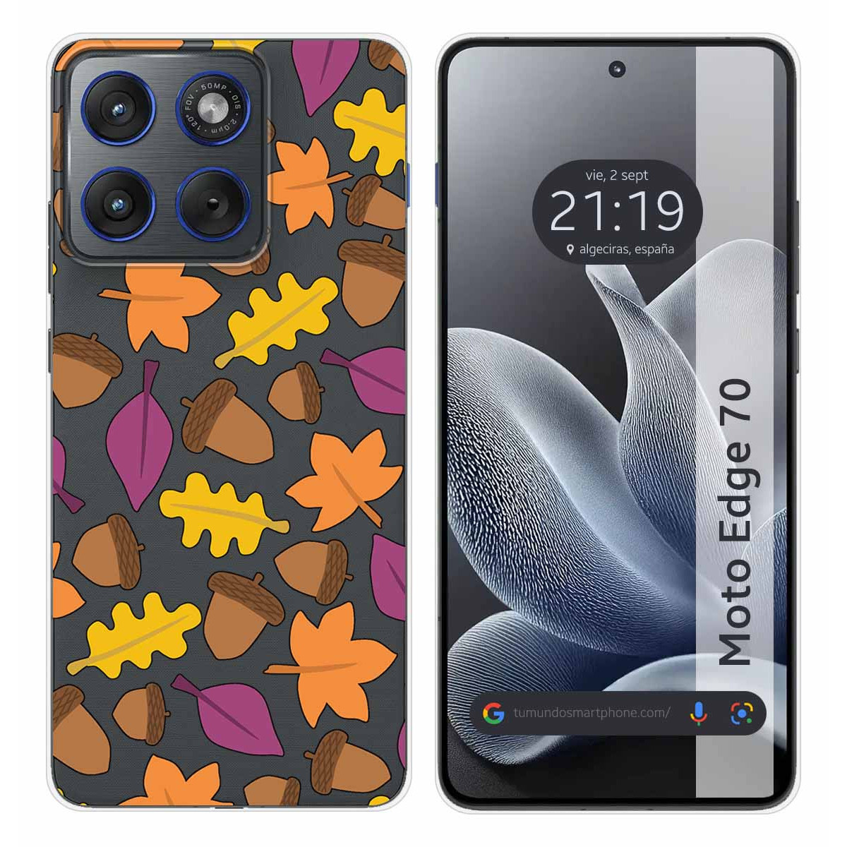 Funda Silicona Transparente para Motorola Edge...