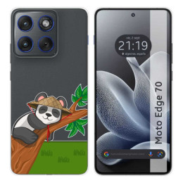 Funda Silicona Transparente para Motorola Edge 70 5G...