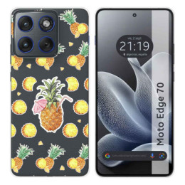 Funda Silicona Transparente para Motorola Edge 70 5G...
