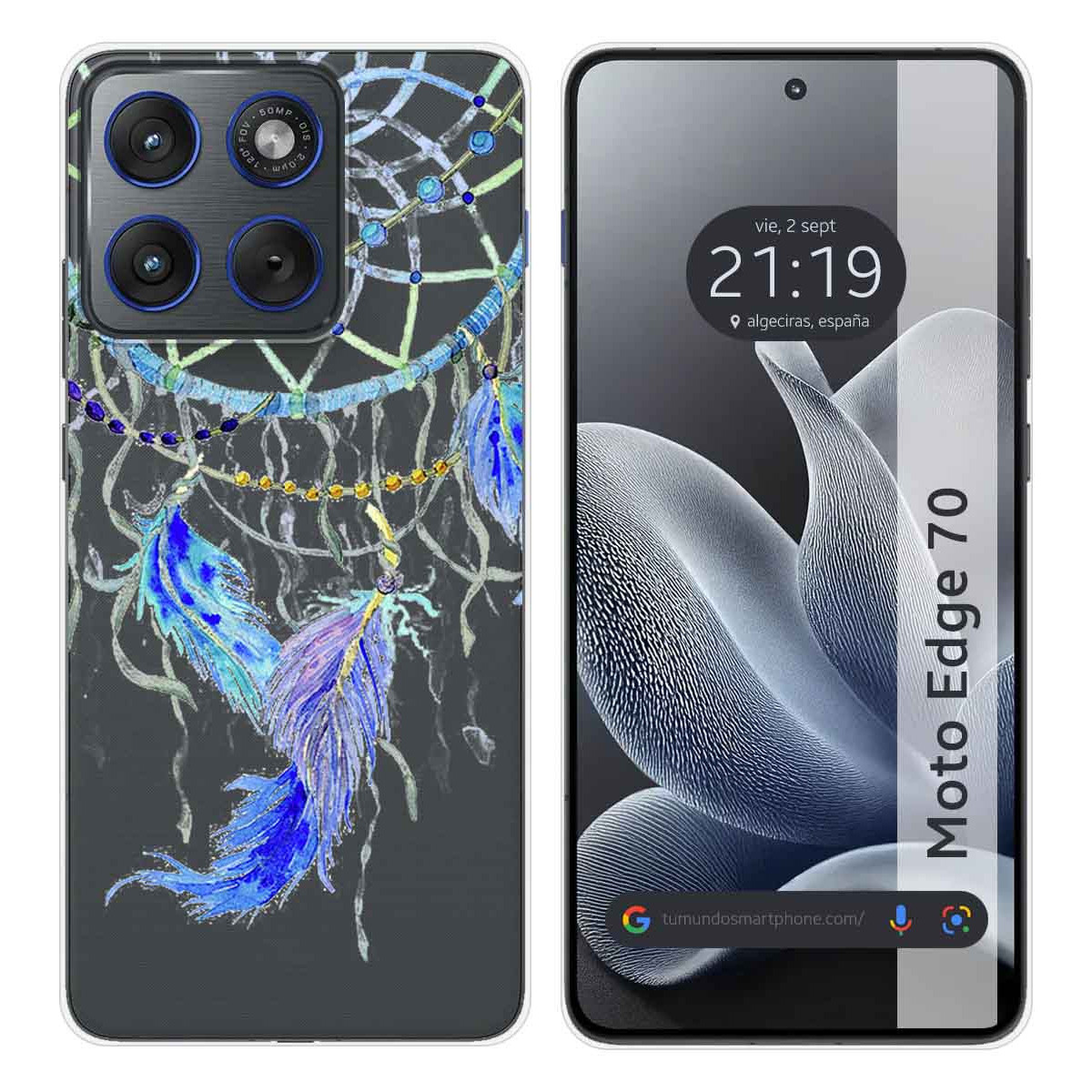 Funda Silicona Transparente para Motorola Edge...