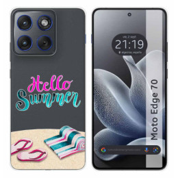 Funda Silicona Transparente para Motorola Edge 70 5G...