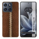Funda Silicona para Motorola Edge 70 5G diseño Cuero 01 Dibujos