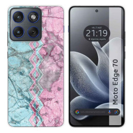 Funda Silicona para Motorola Edge 70 5G diseño Mármol 08...