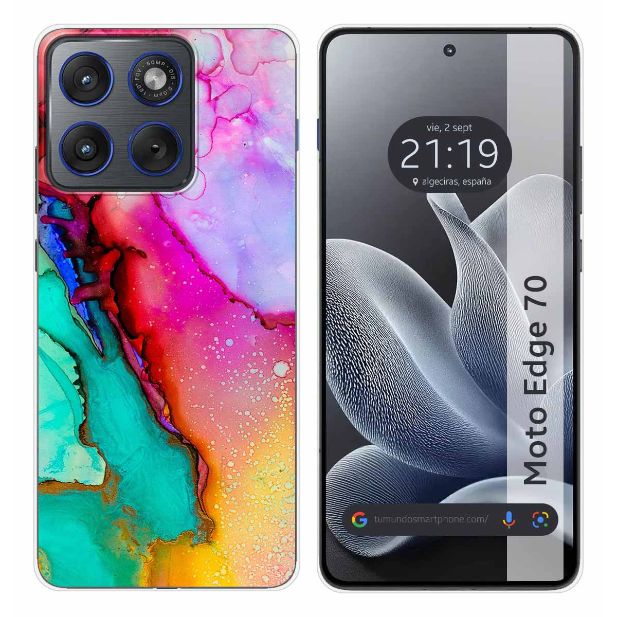 Funda Silicona para Motorola Edge 70 5G diseño...