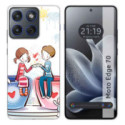 Funda Silicona para Motorola Edge 70 5G diseño Café Dibujos