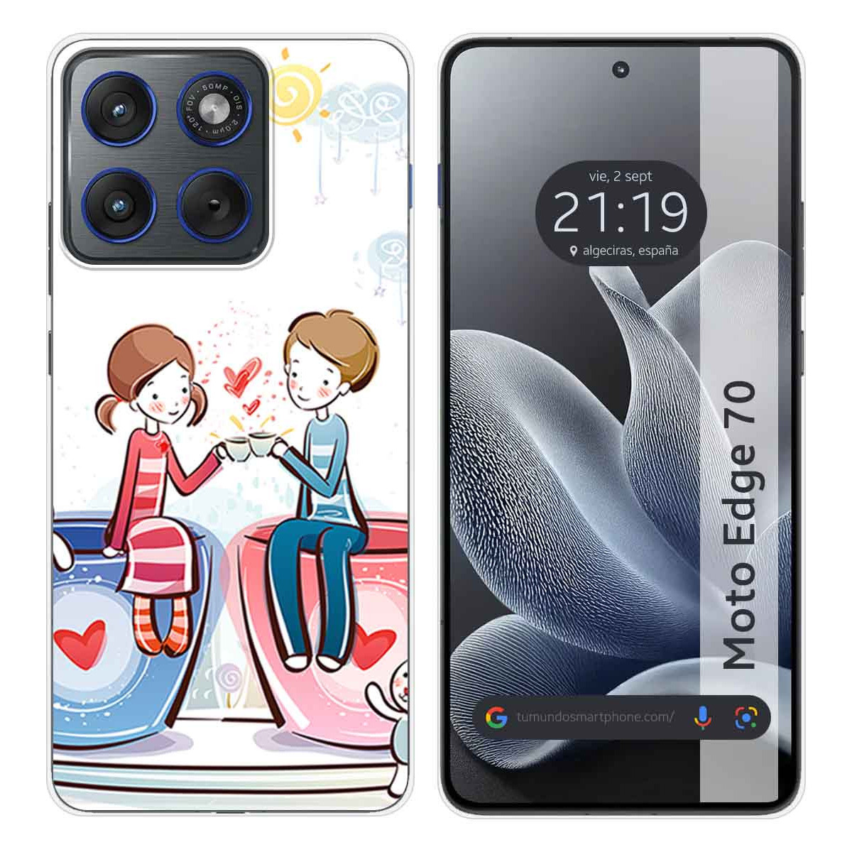 Funda Silicona para Motorola Edge 70 5G diseño...