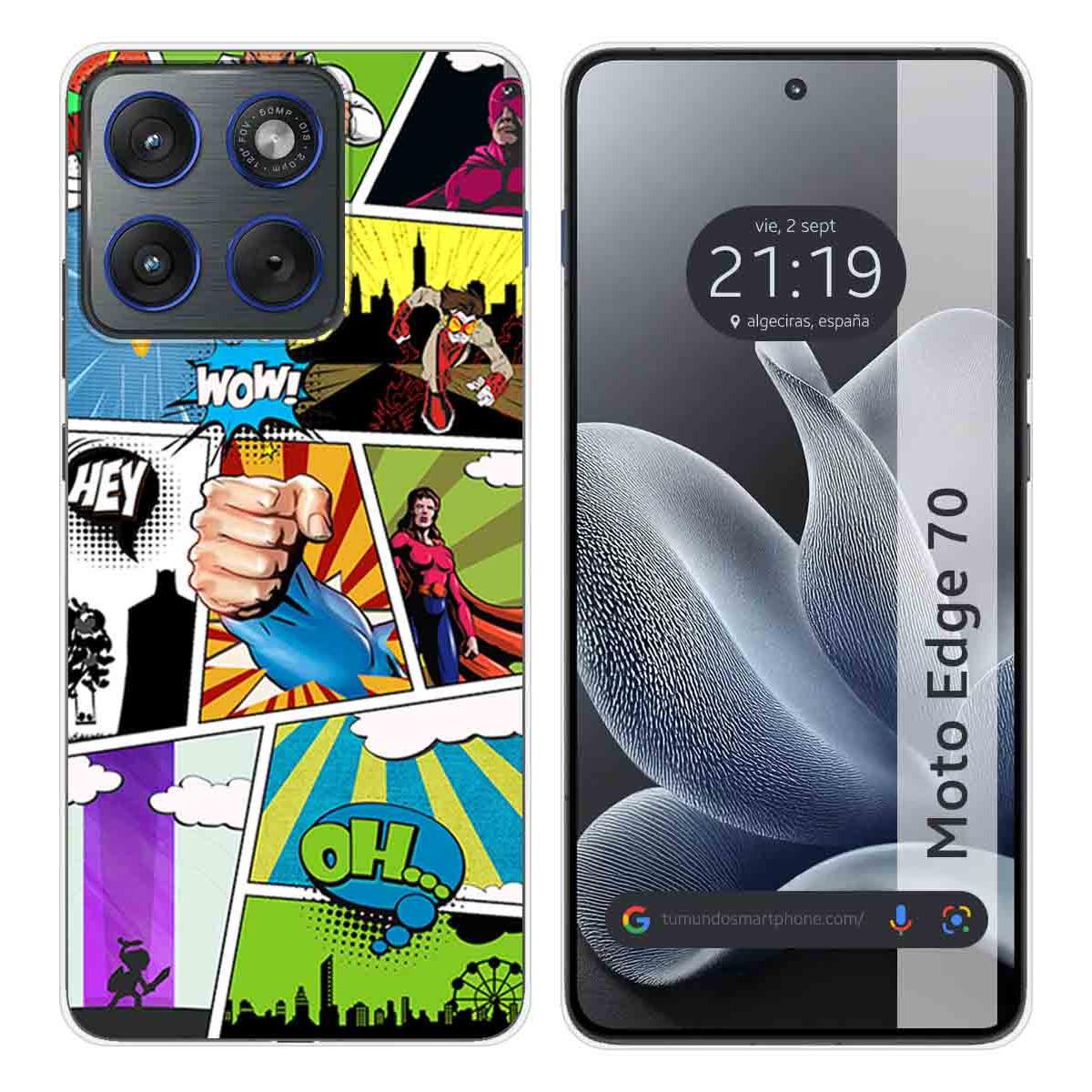 Funda Silicona para Motorola Edge 70 5G diseño...