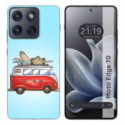 Funda Silicona para Motorola Edge 70 5G diseño Furgoneta Dibujos
