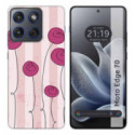 Funda Silicona para Motorola Edge 70 5G diseño Flores Vintage Dibujos