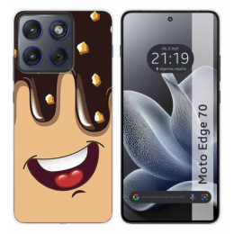 Funda Silicona para Motorola Edge 70 5G diseño Helado...